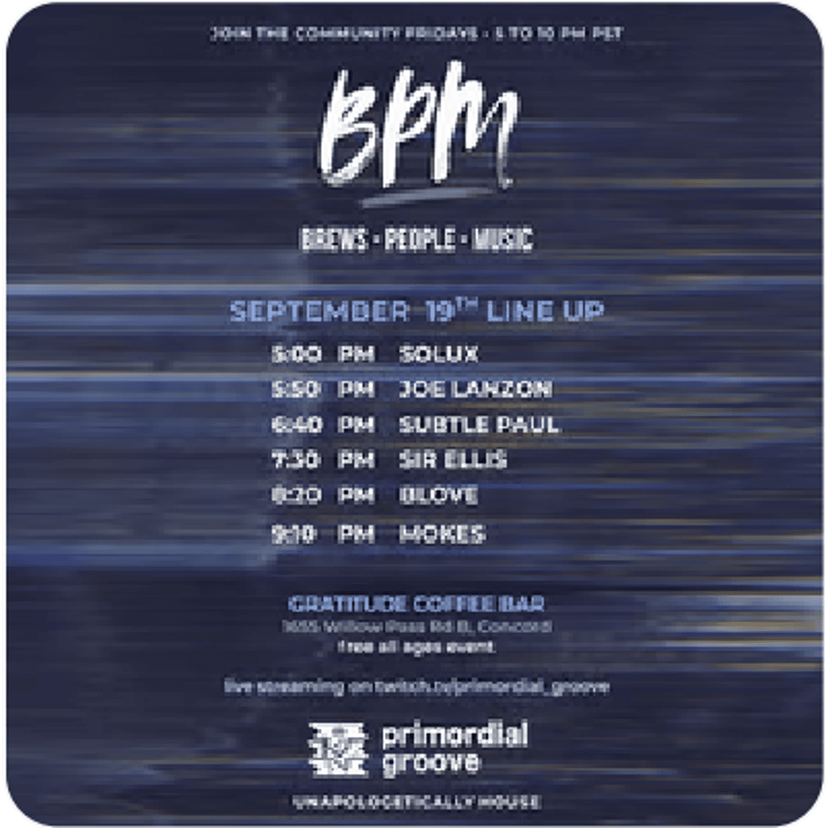 BPM flyer
